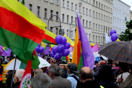 Riseup4Rojava demonstration Berlin 2020-06-20 24