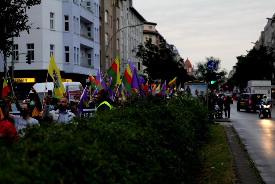 Riseup4Rojava demonstration Berlin 2020-06-20 37