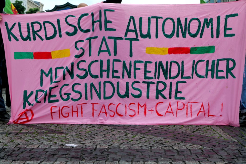 Riseup4Rojava demonstration Berlin 2020-06-20 01
