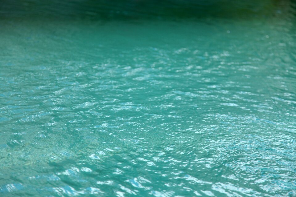 Swimming pool the water wave