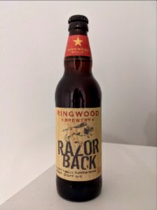 Ringwood Brewery Razorback (Carlsberg Marston's Brewing Co.)