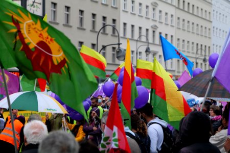 Riseup4Rojava demonstration Berlin 2020-06-20 22