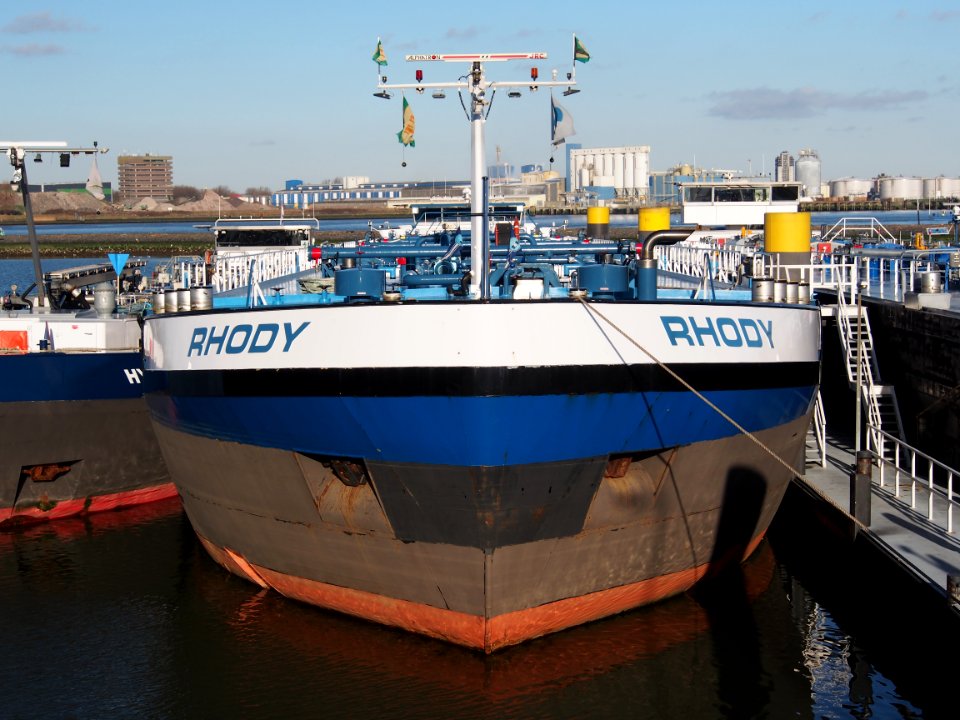 Rhody (ship, 2004) ENI 06004015 Geulhaven Port of Rotterdam