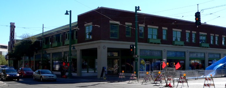 Rialto block (Tucson, Arizona) from NW 1