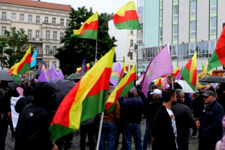 Riseup4Rojava demonstration Berlin 2020-06-20 14