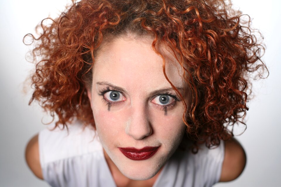 Makeup clown make-up