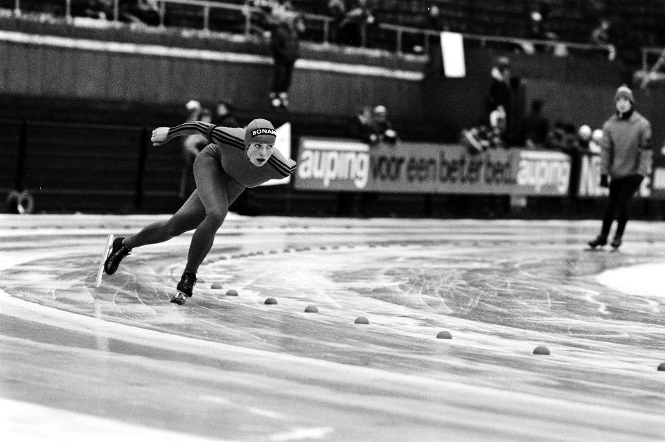 Ria Visser in actie op de 1500 meter, Bestanddeelnr 932-4580