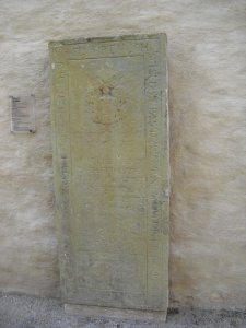 Rheda - Stadtkirche - Grabplatte Johannes Schildius