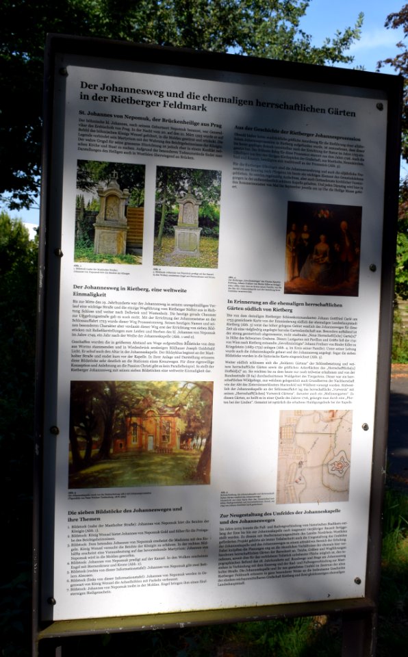 Rietberg - Johannesweg - Informationstafel