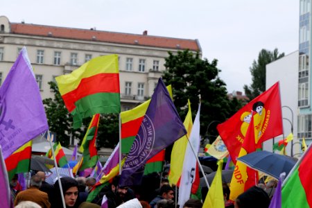 Riseup4Rojava demonstration Berlin 2020-06-20 05