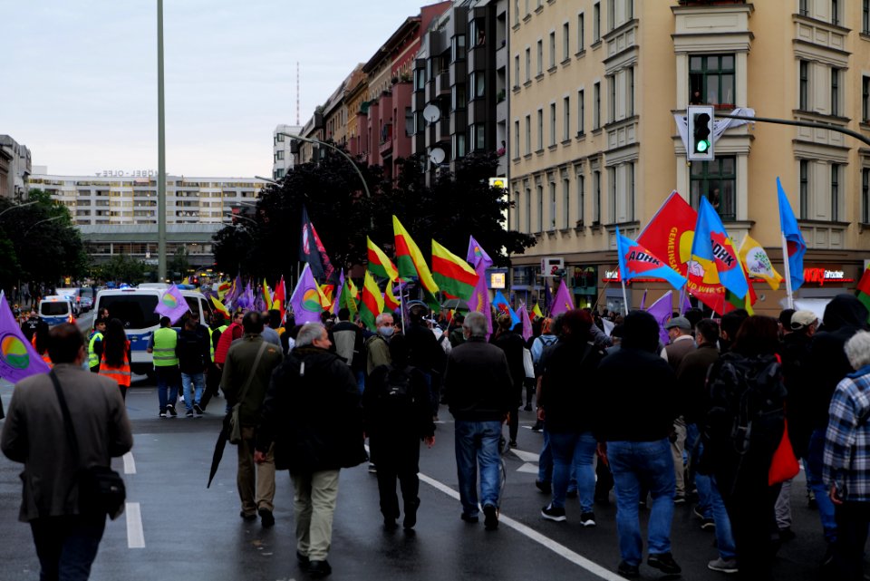 Riseup4Rojava demonstration Berlin 2020-06-20 44
