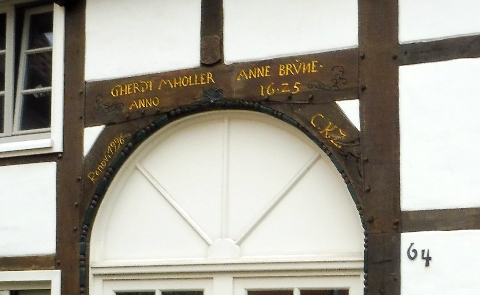 Rheda - Großer Wall 64 - Inschrift