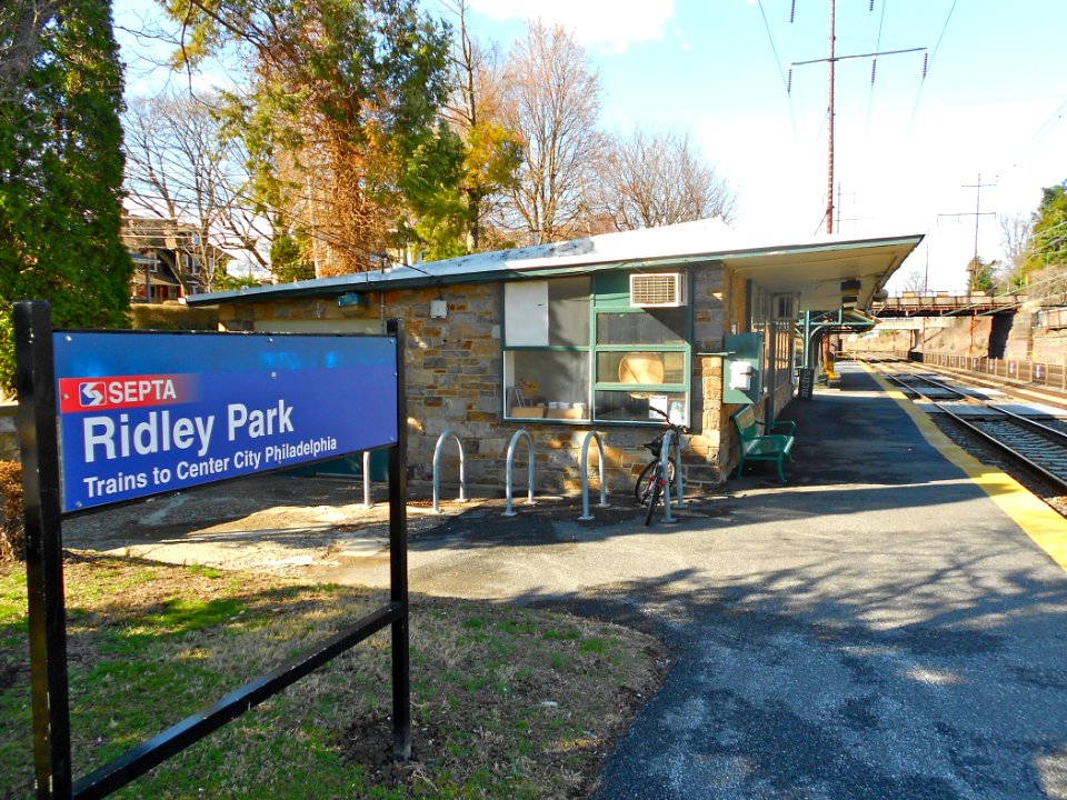 Ridley Park PA SEPTA station