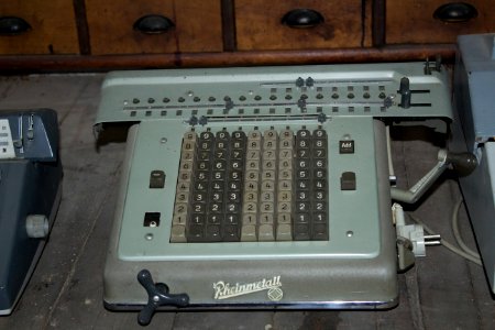 Rheinmetall D IIc - Rechenmachine - Alte Mühle Proschim