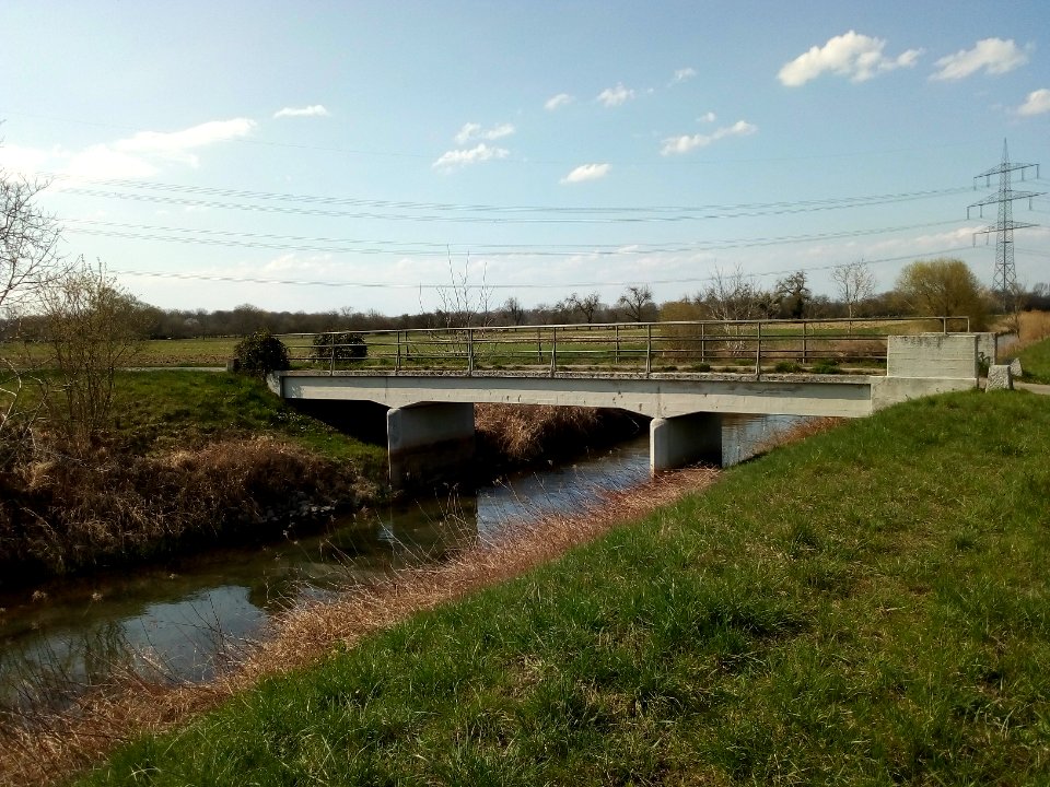 Riedkanal, Brücke bei Steinmauern (2)