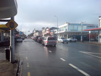 Riding Into Balmoral Town Centre From South I