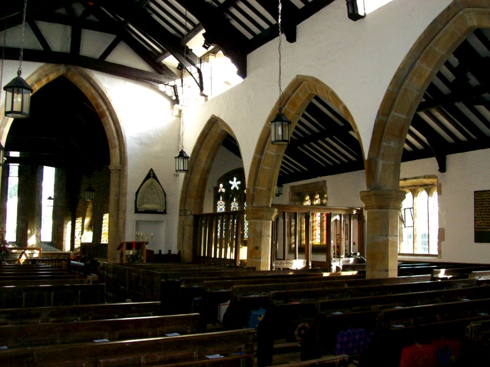 Ribchester nave, looking east