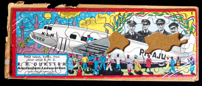 RHD tabak, koffie en thee, puzzel van De Uiver