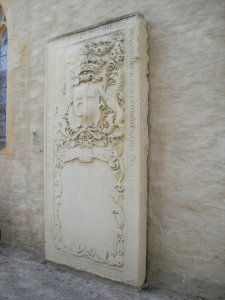 Rheda - Stadtkirche - Grabplatte Johannes von Bistram