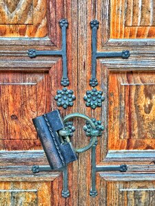 Door lock wood
