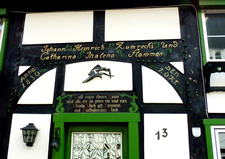 Rheda - Kleine Straße 13 - Inschrift