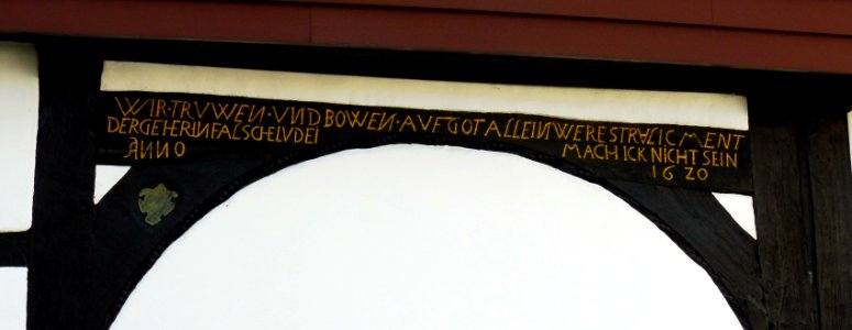 Rheda - Kleine Straße 9 - Inschrift