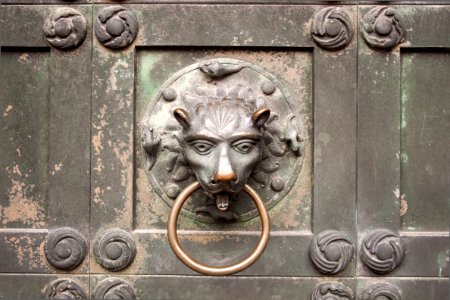 Ribe Domkirke bronze door knocker 2015-07-27
