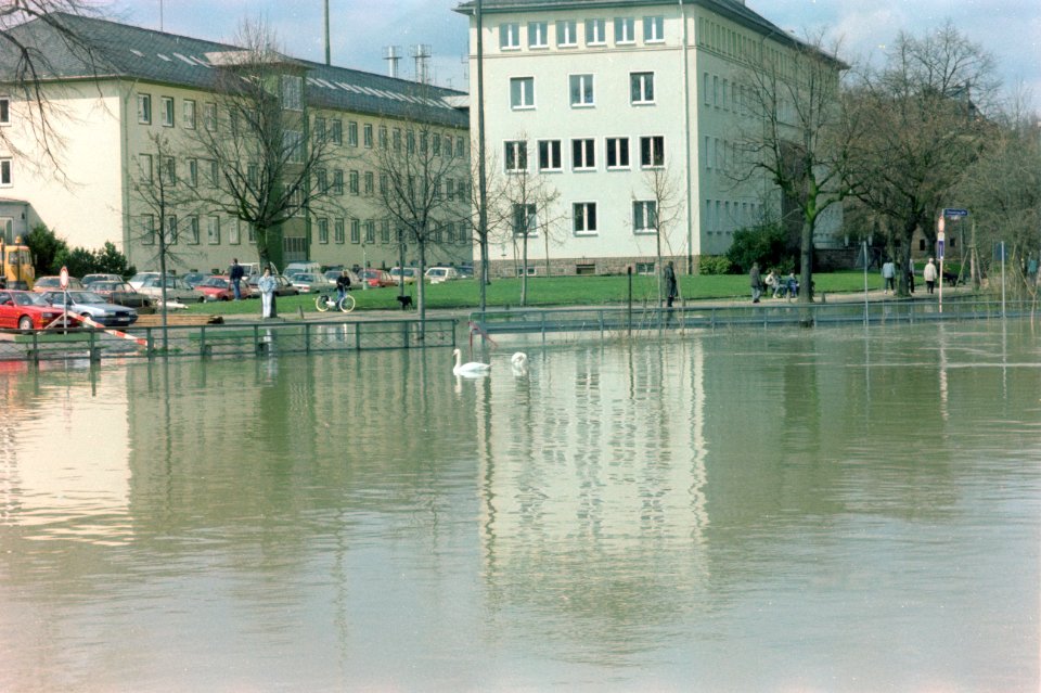 Rheinhochwasser Mainz 1988-04 A010