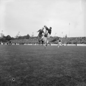 RHC tegen Haarlem 1-1, voetbal, spelmomenten, Bestanddeelnr 914-3579