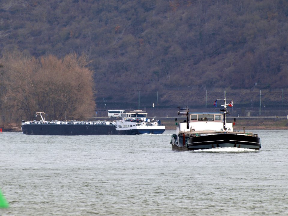 Rheinstein, ENI 02205171 & Mistral, ENI 04807440 at the Rhine river pic1