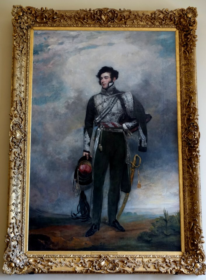Richard, 2nd Duke of Buckingham and Chandos, by John Jackson, 1830, oil on canvas - Stowe House - Buckinghamshire, England - DSC07217