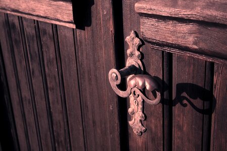 Wooden shadow sepia photo