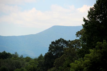 Ridgepole Mountain viewed from Dillard House, 318pm, Aug 21 2017