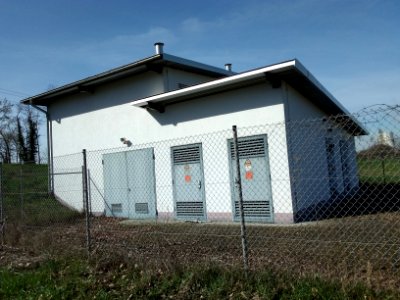 Rheinniederungskanal, Philippsburg, Hebewerk Rheinniederung