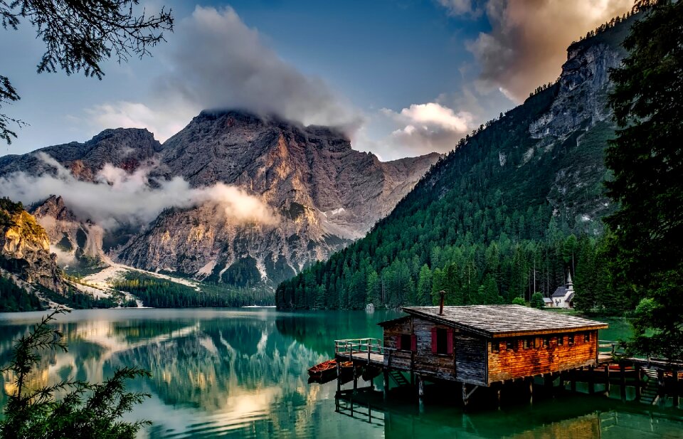 Lake water reflections