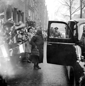 Rijtoer van koningin Wilhelmina door de Jordaan, Bestanddeelnr 902-5539