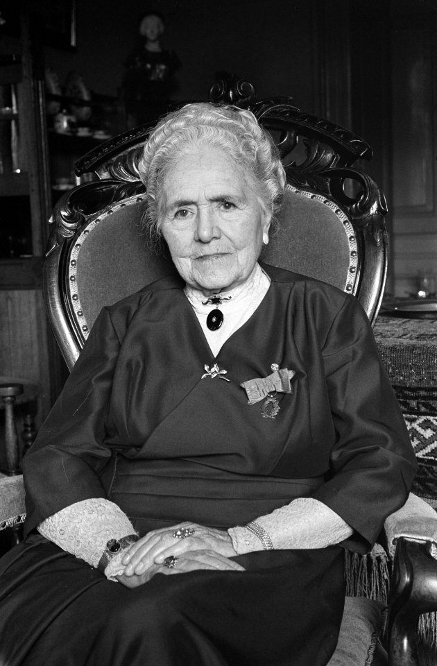 Rika Hopper 24 oktober a.s. 85 jaar (kop), Bestanddeelnr 914-4245