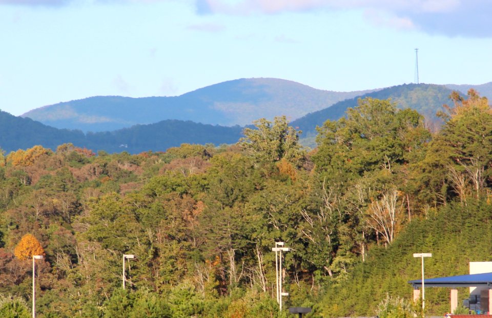 Rich Mountain viewed from GA SR 515
