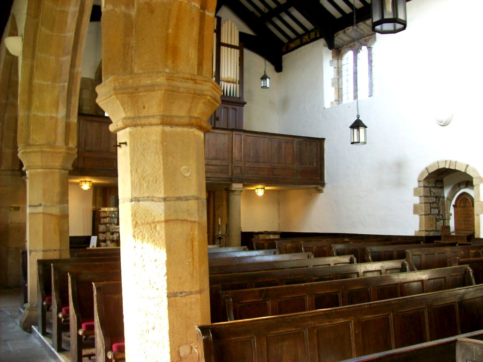 Ribchester, nave from south aisle