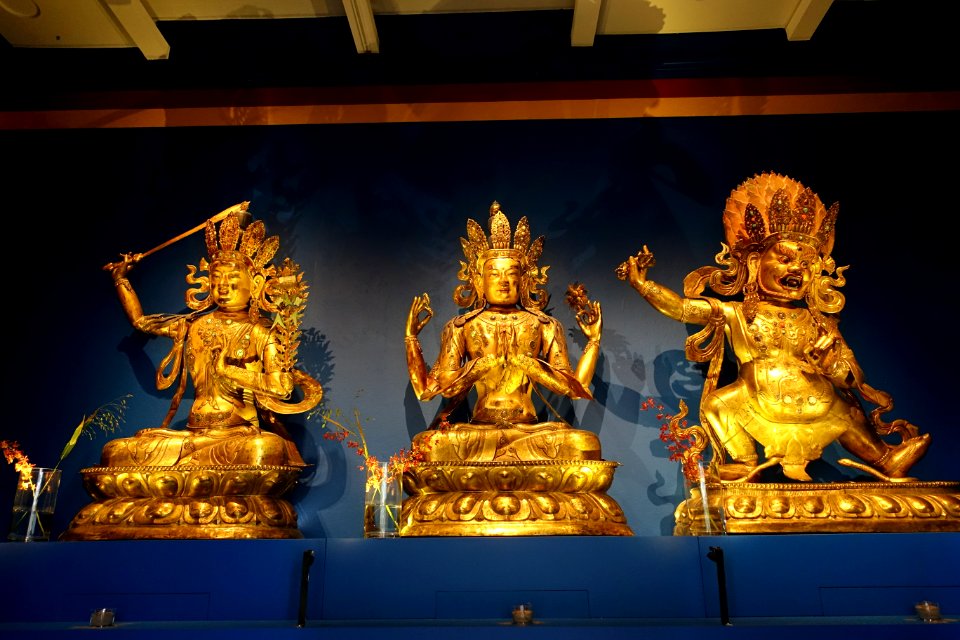 Rig Sum Gonpo (Lords of the Three Families), collected by Sven Hedin in 1930, Efi Khalkha temple, Chahar, Inner Mongolia - Östasiatiska museet, Stockholm - DSC09300