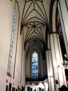 Right nave of the John's Cathedral in Warsaw
