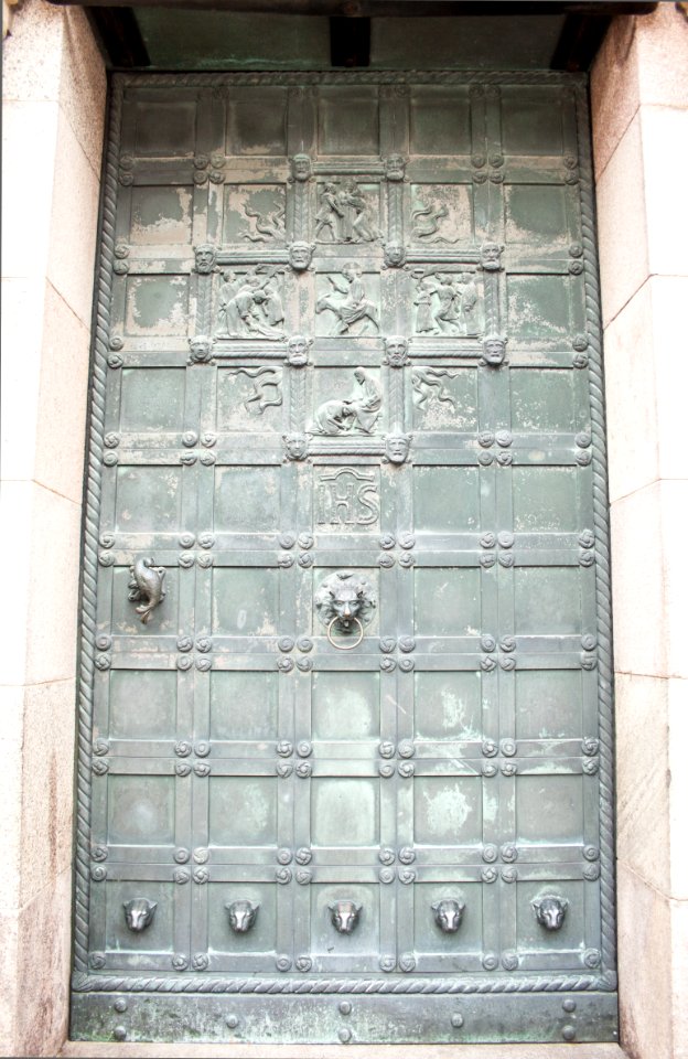 Ribe Domkirke bronze door 2015-07-27