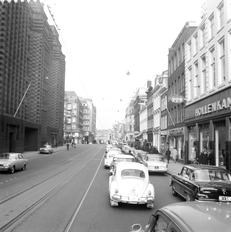 Rijvorming in Vijzelstraat, Bestanddeelnr 916-2371