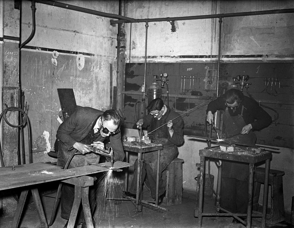 Rijkswerkplaatsen, lassers, Bestanddeelnr 902-6412