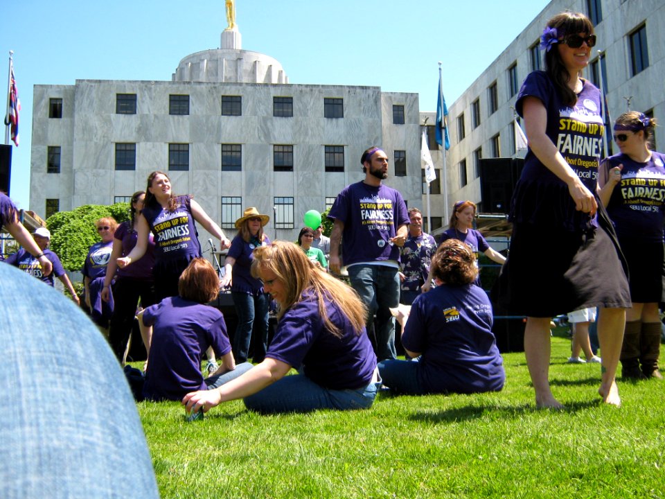 Rickroll Dance May 20 2011 Union Rally