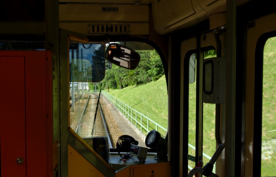 Rigardo el tramveturista fenestro