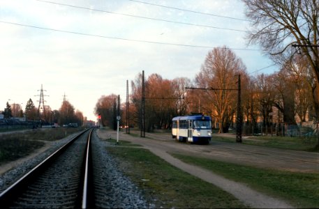 Riga tram line 2 north end photo