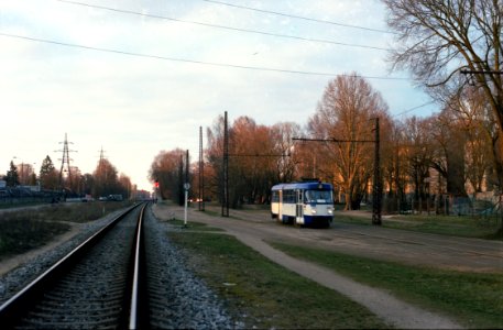 Riga tram line 2 north end