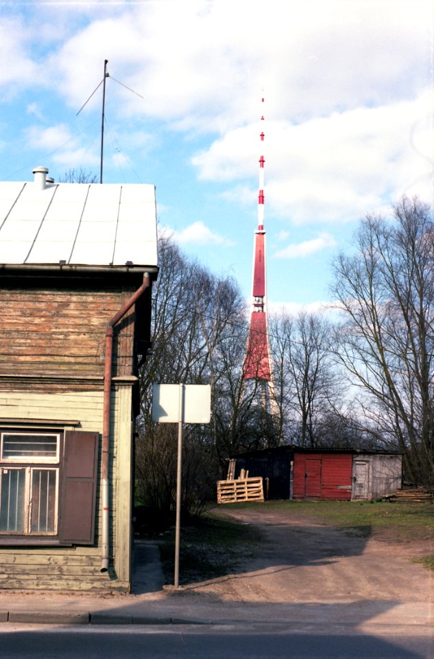 Riga TV tower 2020-03 view from south