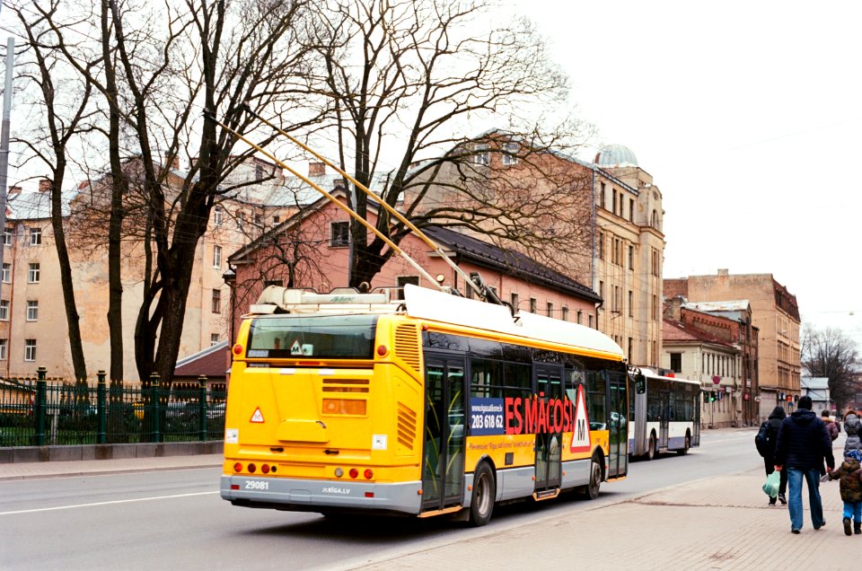 Riga trolleybus 29081 2020-03 training car